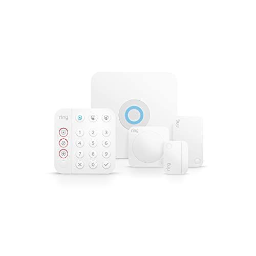 A Ring Alarm 5 részes készlet (2. generációs) termékképe – otthoni biztonsági rendszer opcionális 24/7...