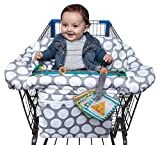 Boppy Alışveriş Sepeti ve Mama Sandalyesi Örtüsü Ürün Resmi—Tercih Edilir | Gri Jumbo Noktalı...