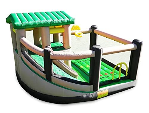 Hình ảnh sản phẩm của Island Hopper Fort All Sport Recreational Kids Bounce House with Fort Area, ...