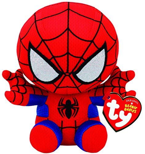 صورة المنتج لـ Ty Spiderman Plush ، أحمر / أزرق ، عادي