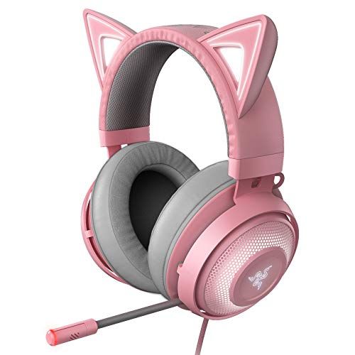 Obrázek produktu herní náhlavní soupravy Razer Kraken Kitty RGB USB Gaming: THX 7.1 Spatial Surround Sound -...