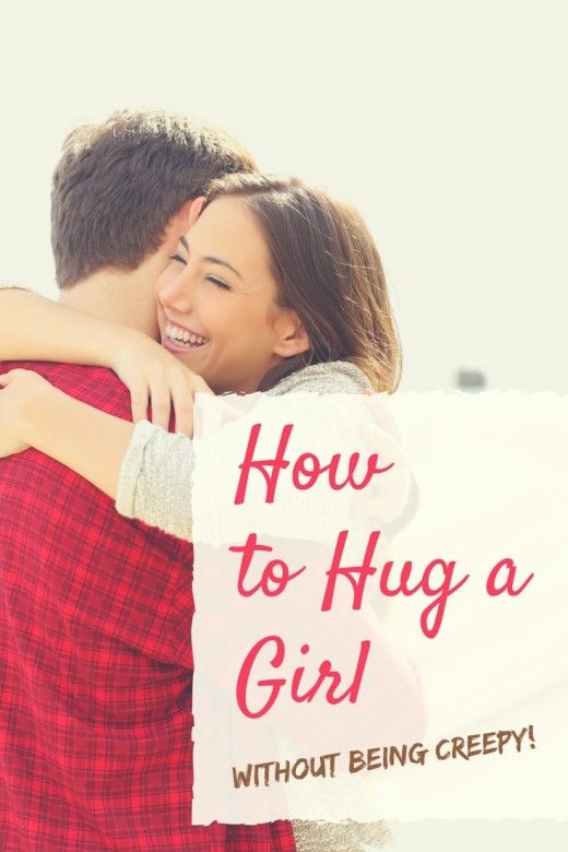 Wie man ein Mädchen umarmt